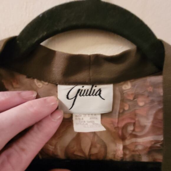 Vtg Paisley/Floral Print Sheer Kimono Robe Size 12 USA Made Neutral Feminine - Picture 3 of 7